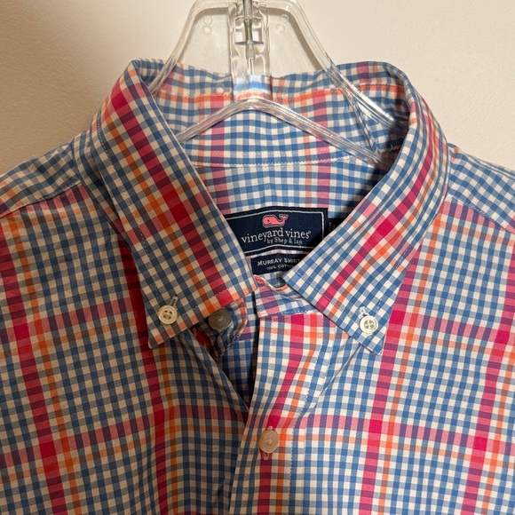 Vineyard Vines Murray Shirt | Plaid Long Sleeve Button‑Down | Size Large - Picture 6 of 16